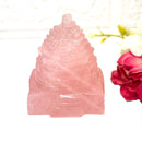 Shree (Shri) Yantra in Rose Quartz (Meditation)