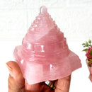 Shree (Shri) Yantra in Rose Quartz (Meditation)