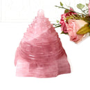 Shree (Shri) Yantra in Rose Quartz (Meditation)