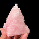 Shree (Shri) Yantra in Rose Quartz (Meditation)