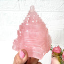 Shree (Shri) Yantra in Rose Quartz (Meditation)