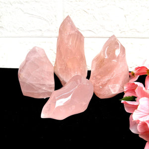 Rose Quartz Twisted Flames (Love & Romance)