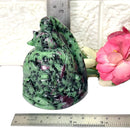 Shiva Head in Ruby Zoisite