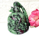 Shiva Head in Ruby Zoisite