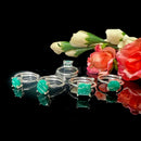 Russian Amazonite Adjustable Ring in Silver