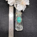 Russian Amazonite Adjustable Ring in Silver