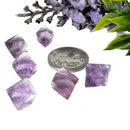 Natural Fluorite Octahedrons (Blue, Purple and Green)