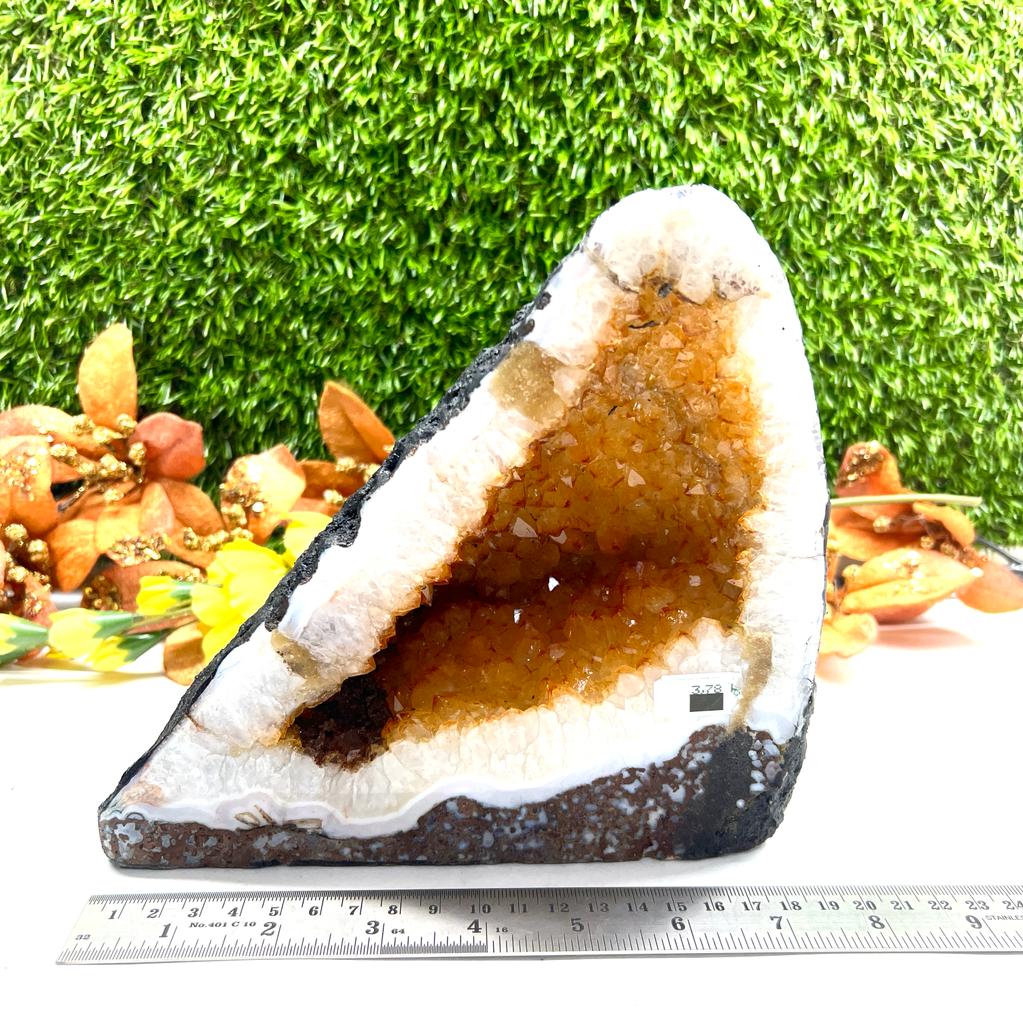 Buy Citrine Geodes AAA Extra for Abundance for your home Online