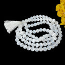 Selenite Round Beads Jaap Mala (Meditation & Protection)