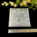 Selenite Square  Charging Plate (4inch)