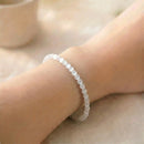 Selenite Round Bead Bracelet (Aura Cleansing)