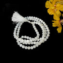 Selenite Round Beads Jaap Mala (Meditation & Protection)