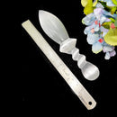 Selenite Medieval Short Dagger (Cut Cords)