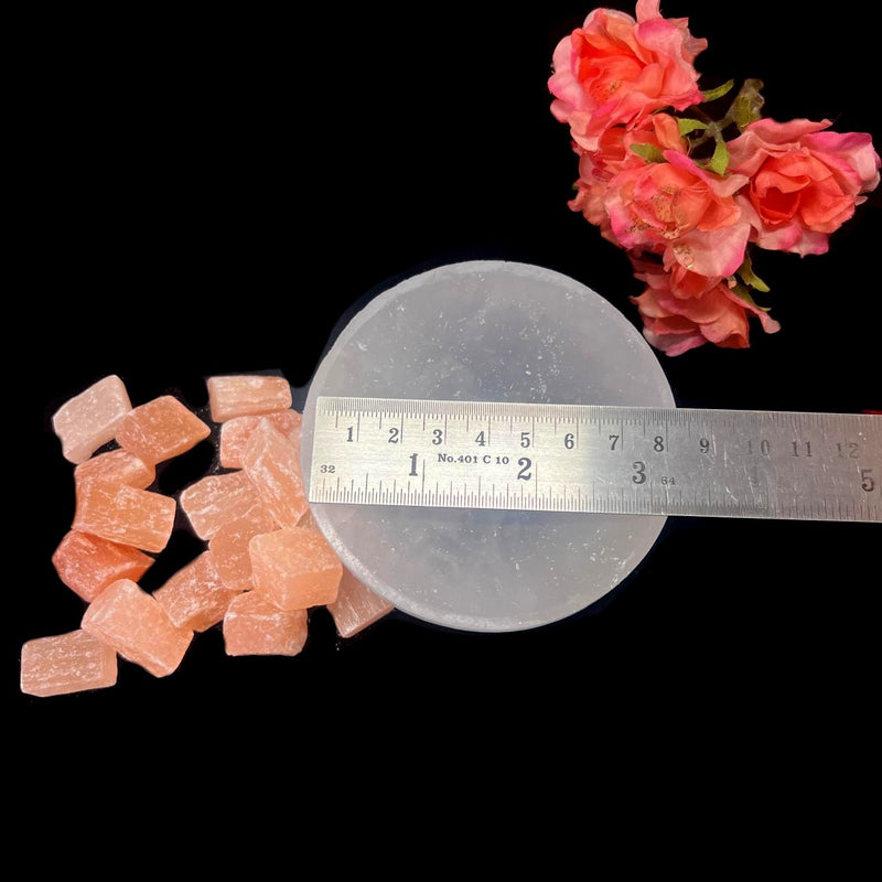 Small Selenite Fire Bowl for Protection