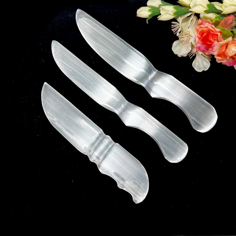 Selenite Knife (Cut Chords)