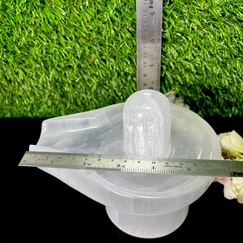 Selenite Shivling