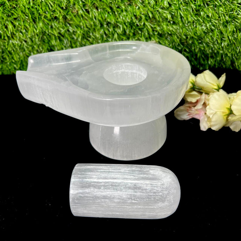 Selenite Shivling