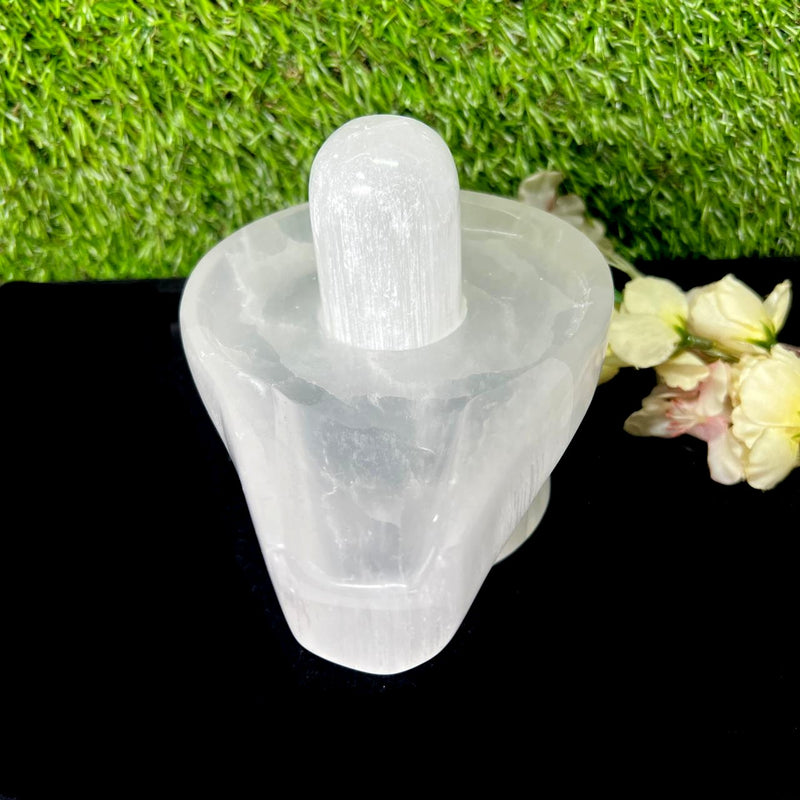 Selenite Shivling