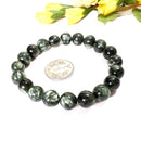 Seraphinite Round Bead Bracelet (Release Patterns)