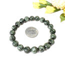 Seraphinite Round Bead Bracelet (Release Patterns)