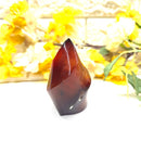 Small Carnelian Twisted Flames (Creativity & Passion)