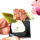 Crystal Hummingbirds and Flower from Peru