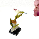 Crystal Hummingbirds and Flower from Peru