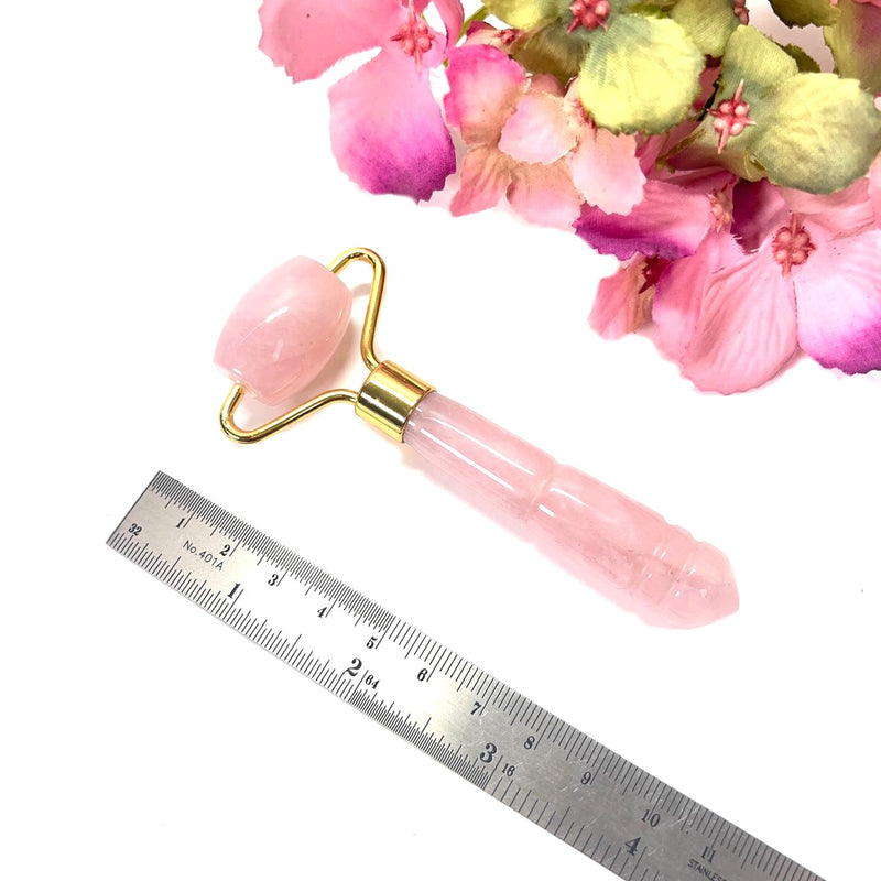 Rose Quartz Crystal Roller