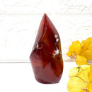 Small Carnelian Twisted Flames (Creativity & Passion)