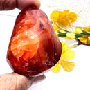 Small Carnelian Twisted Flames (Creativity & Passion)