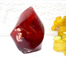 Small Carnelian Twisted Flames (Creativity & Passion)