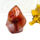 Small Carnelian Twisted Flames (Creativity & Passion)