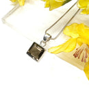 Smoky Quartz Small Pendants in Silver