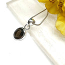 Smoky Quartz Small Pendants in Silver