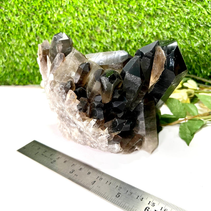 Smoky Quartz Cluster (Grounding & Balancing)