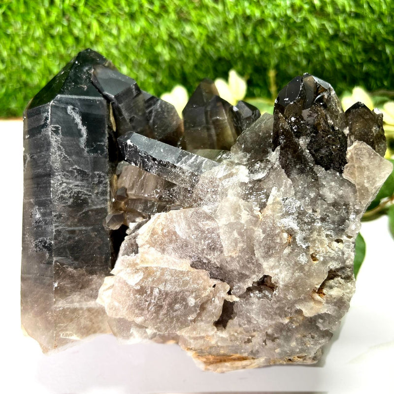 Smoky Quartz Cluster (Grounding & Balancing)