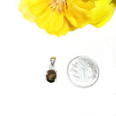 Smoky Quartz Small Pendants in Silver