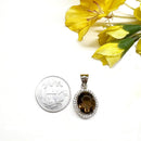 Smoky Quartz Small Pendants in Silver