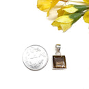 Smoky Quartz Small Pendants in Silver