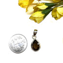 Smoky Quartz Small Pendants in Silver