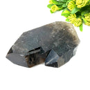 Smoky Quartz Clusters with Large Points