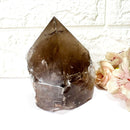 Smoky Quartz Free forms with Polished Points from Brazil