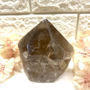 Smoky Quartz Free forms with Polished Points from Brazil