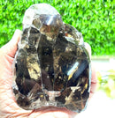Smoky Quartz One Side Polished Rough (Grounding)