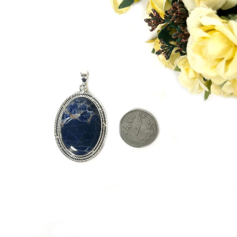 Sodalite Premium Pendants in Silver (Creative Expression)