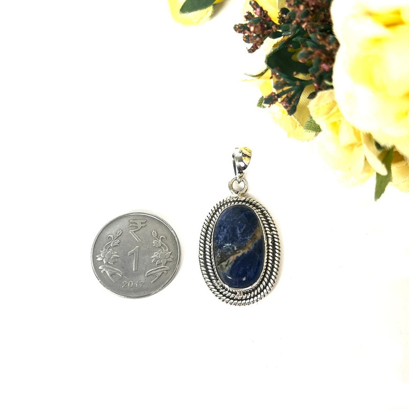 Sodalite Premium Pendants in Silver (Creative Expression)