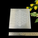 Selenite Square  Charging Plate (4inch)