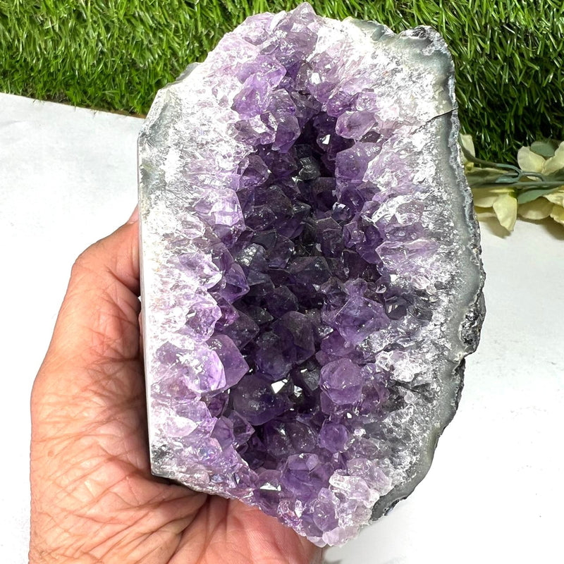 Standing Amethyst Clusters from Brazil AAA Quality (High Vibrations)