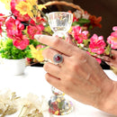 Star Ruby Adjustable Ring in Silver (1 pc)