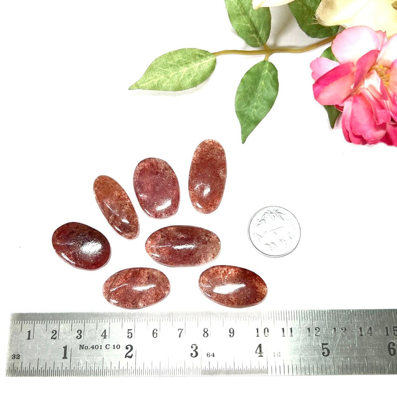 Strawberry Quartz Cabochons (Removes self placed restrictions)